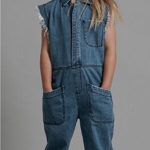 One Teaspoon Blue Denim Kids One Piece